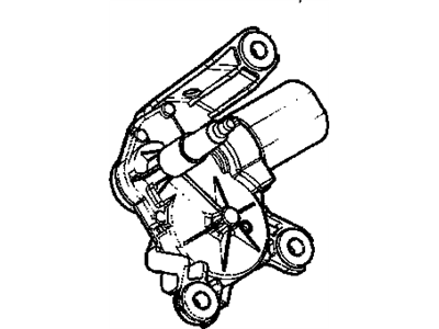 GM 93179057 Motor,Rear Window Wiper