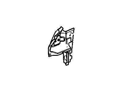 25794965 GM Reinforcement Assembly, Body Hinge Pillar Upper Illustration 1 of 1