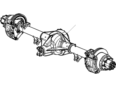 GM 25954419 AXLE, Rear Axle