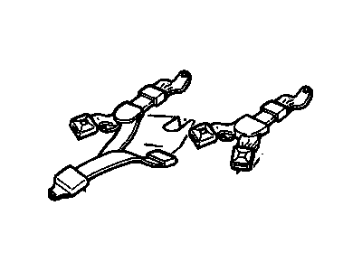 1998 Oldsmobile 88 Seat Belt - 12369323
