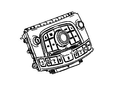 GM 20843236 Control Assembly, Amplitude Modulation/Frequency Modulation Stereo & Audio Disc