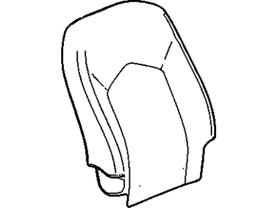 GM 22784432 Cover Assembly, Passenger Seat Back Cushion *J Block/Charc