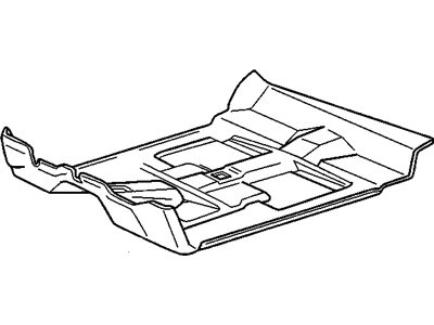 15110302 GM Carpet Assembly, Front Floor Panel *Graphite Illustration 1 of 1