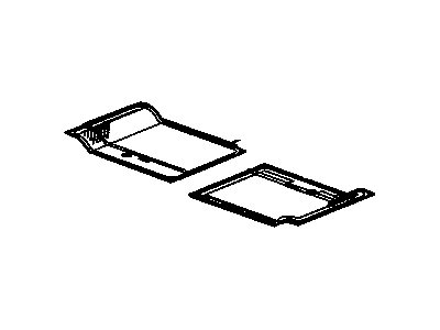 12497592 GM Rear Carpet Mat Package Illustration 1 of 1