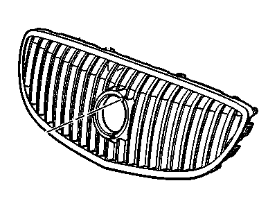 GM 15889923 Grille Assembly, Radiator Upper