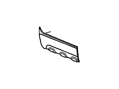 2004 Chevrolet Avalanche Door Moldings - 93440201