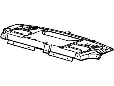 GM 25638585 PANEL, Luggage Compartment and Rear Seat to Window