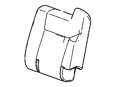 GM 19127674 Pad Asm,Rear Seat #2 Back Cushion