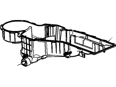 GM 20883395 Case, Heater & A/C Evaporator & Blower Lower