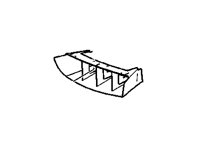 GM 15827507 Retainer, Front Bumper Fascia Lower Support