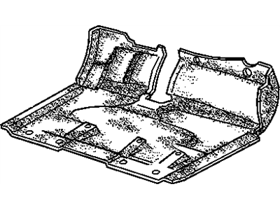 GM 10410968 Mat Assembly, Floor Rear <Use 1C1M