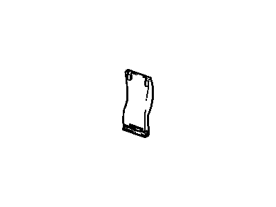 GM 16611214 Retainer, Molding Outer Panel Front Door Natural