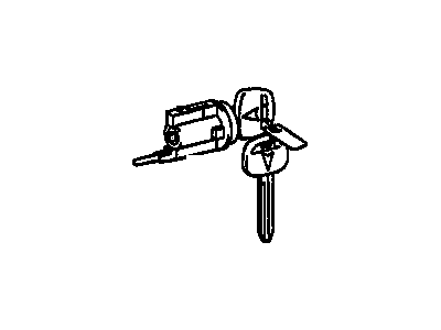 GM 88969899 Cylinder,Ignition Lock(W/Key)