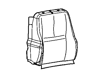 GM 88994704 COVER, Front Seat Back and Back of Back