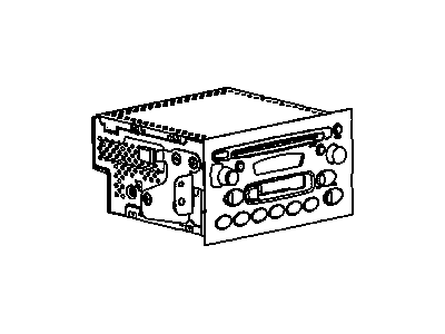 GM 22684454 Radio Assembly, Amplitude Modulation/Frequency Modulation Stereo & Audio Disc Player