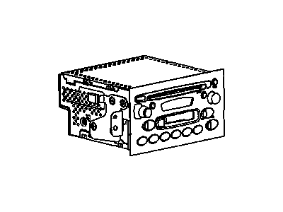 GM 21024011 Radio Asm,Amplitude Modulation/Frequency Modulation Stereo & Clock & Tape Player