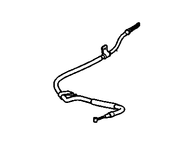 2008 Saturn Vue Parking Brake Cable - 20828031