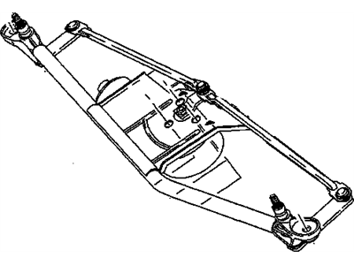 Saturn SL1 Wiper Pivot - 21302908