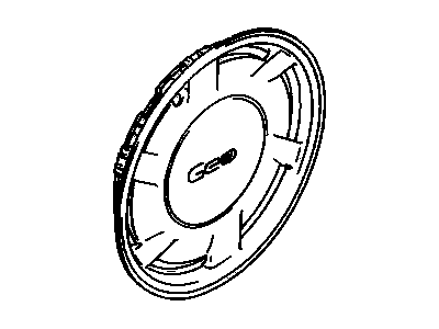 1992 Chevrolet Metro Wheel Cover - 30009794