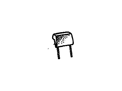GM 12531917 Pad Asm,Rear Seat Head Restraint