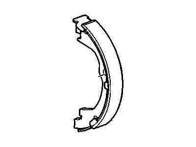 Pontiac Brake Shoe - 96626083