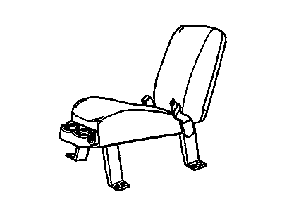 GM 88942343 Seat Asm - Front Center *Neutral