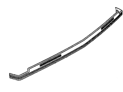 GM 12455126 Strip,Rear Bumper Rubber