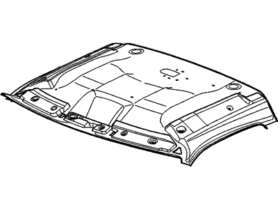 GM 25840055 Module Assembly, Front Hdlnr Trim *Shale