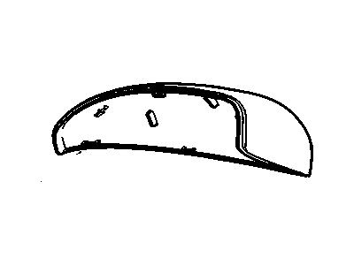 GM 95215103 Cover,Outside Rear View Mirror Housing (RH) *Black/Grain