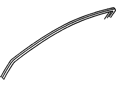 2002 Chevrolet Prizm Door Seal - 94857702