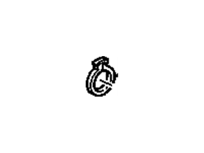 GM 1623010 Clamp, Air Injection Control Valve Silencer Hose