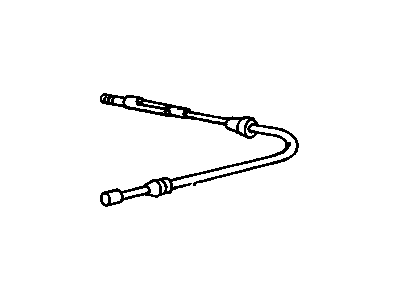 1984 Pontiac Fiero Parking Brake Cable - 10200441