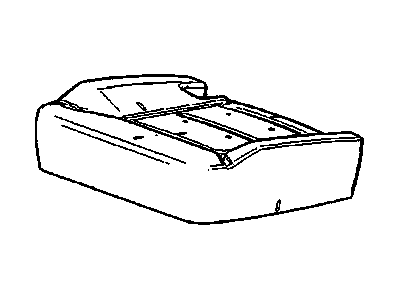 GM 19127978 Pad,Rear Seat Cushion