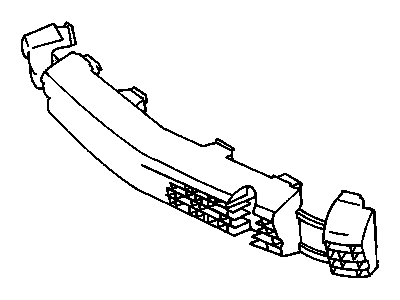 GM 16511605 Absorber, Front Bumper Fascia Energy