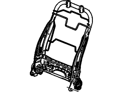 GM 22856907 Frame Assembly, Driver Seat Back<Do Not Use Contact Bf