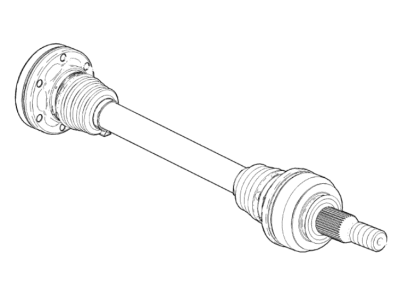 2021 Chevrolet Corvette Axle Shaft - 23435870