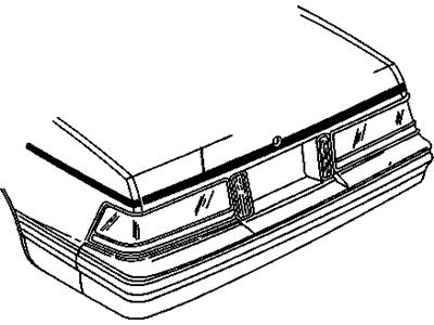 GM 10033000 Stripe - Rear Quarter