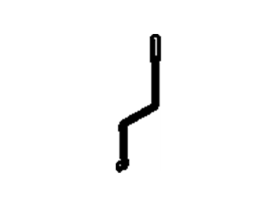 GM 22819107 Knob Assembly, Rear Side Door Locking Rod *Jet Black