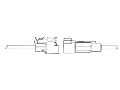 GM 13594679 Connector Asm,Wiring Harness *Blue