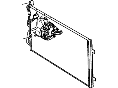 GM 52494197 Condenser,A/C