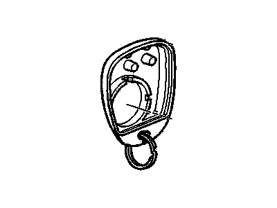 GM 10335582 Transmitter Assembly, Remote Control Door Lock 10335582 GM Transmitter Assembly, Remote Control Door Lock Illustration 1 of 1