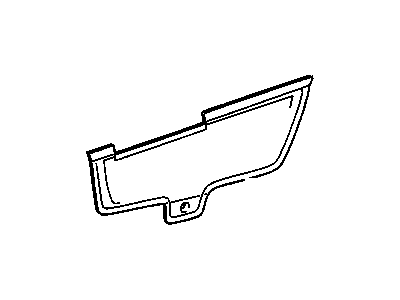 GM 12374414 Insert,Rear Side Door Trim *Shale