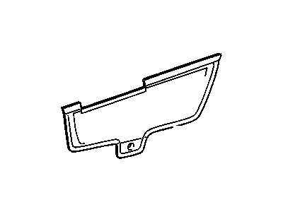 GM 89045346 Insert,Rear Side Door Trim *Shale