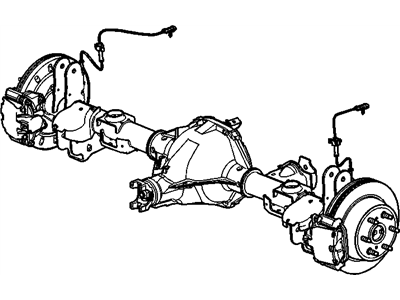2007 Cadillac Escalade Axle Shaft - 25828229