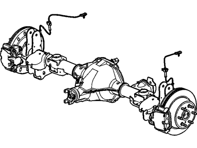 GM 22847703 Rear Axle Assembly (3.42 Ratio)