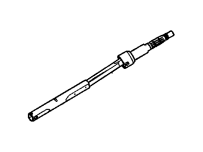 GM 19133768 Upper Steering Shaft