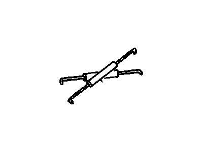 GM 25654429 Rod Assembly, Rear Compartment Lid Hinge Torque <Use 1C6L