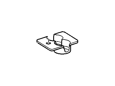 GM 12472746 HOLDER, Seat Separator Console