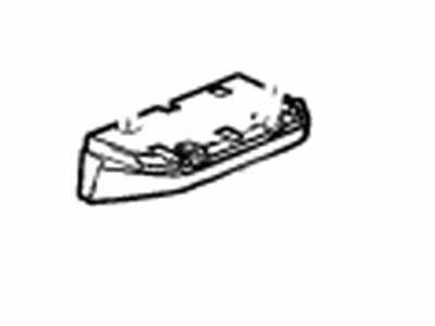 84663443 GM Step Assembly, Pubx Otr S/Pnl Frt *Black Illustration 1 of 1