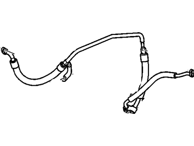 2002 Oldsmobile Bravada A/C Hose - 19213200